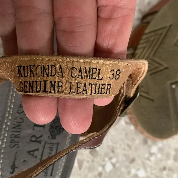 L’Artiste by Spring Step Leather Sandals Women’s Multicolor US 7.5 EU 38 - Picture 13 of 13